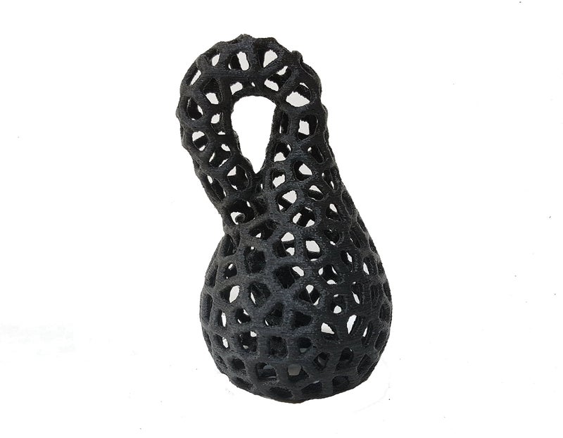 3D Central Klein Bottle 3D Printed Vase Mathematics Art - Image 1